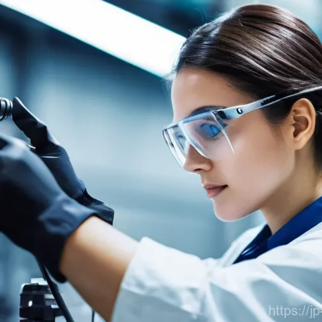 기계가공 산업기사 합격 비결 - **Prompt: The Craft of Precision in the AI Era**
"A highly skilled and focused female machining ...