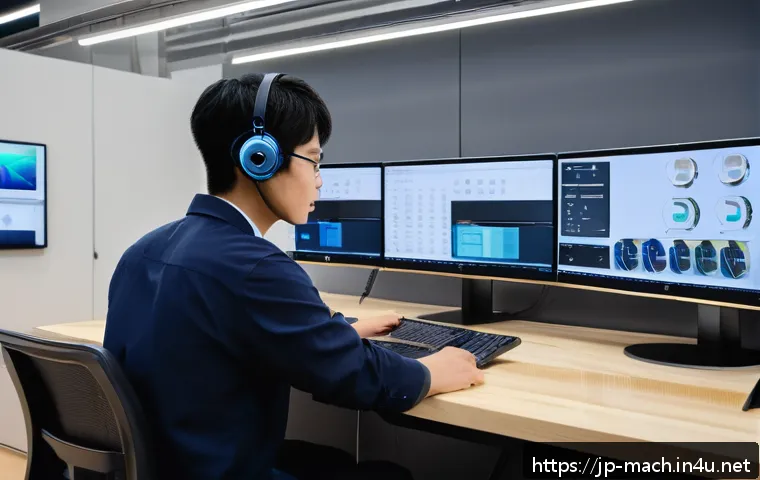기계가공 자격증 학습 커뮤니티 소개 - A modern online learning community scene focused on mechanical machining, showing diverse Japanese a...